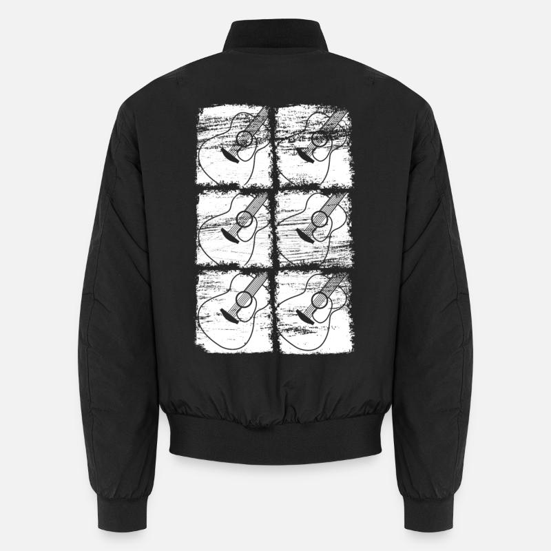 Dessin de guitare Bomber unisexe