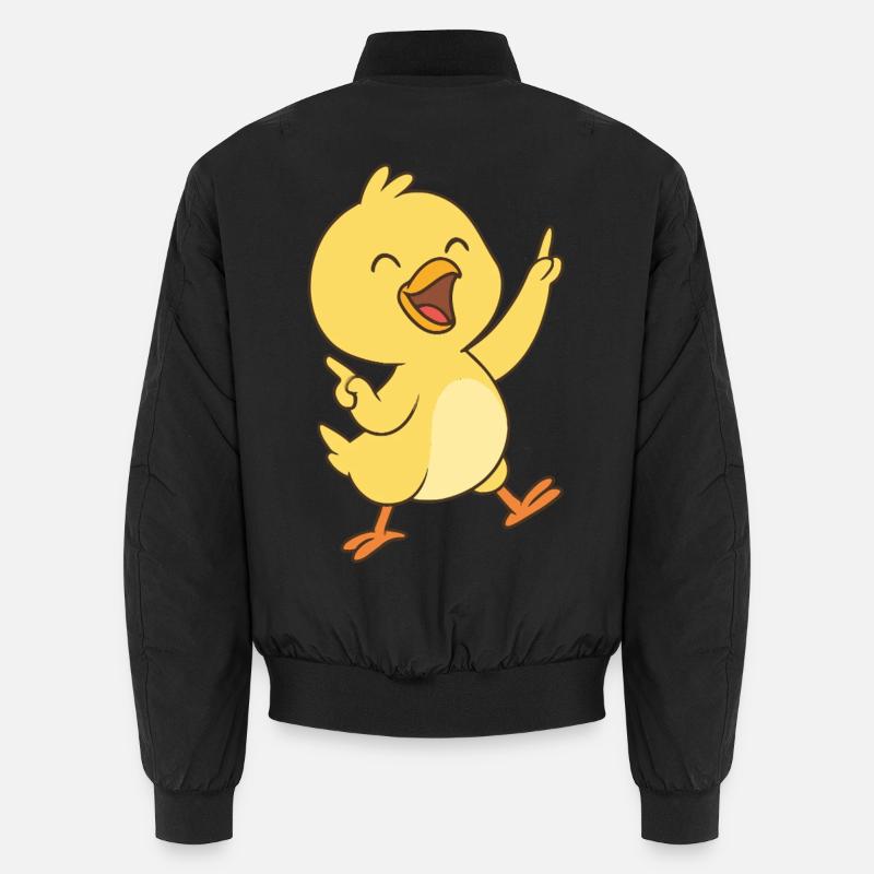 Happy Chick Dance Unisex Bomber Jacket