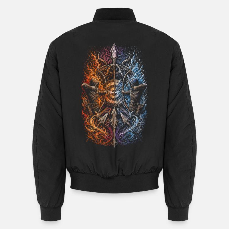 Archery Archer - Unisex Bomber Jacket - black