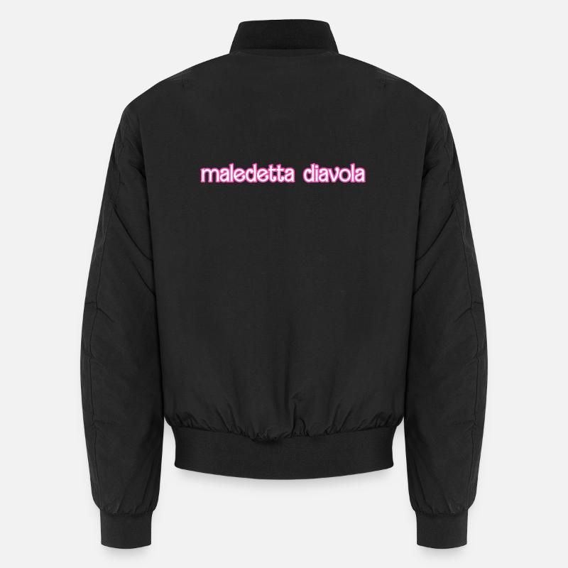 Damn Devils - Unisex Bomber Jacket - black