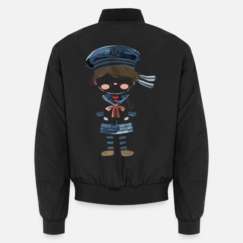 Seglerin Comic Look Unisex Bomberjacke