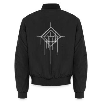 Ascendant Sigil - Unisex Bomberjacke - Schwarz - Hinten - AI Model Male 185 light (185cm)