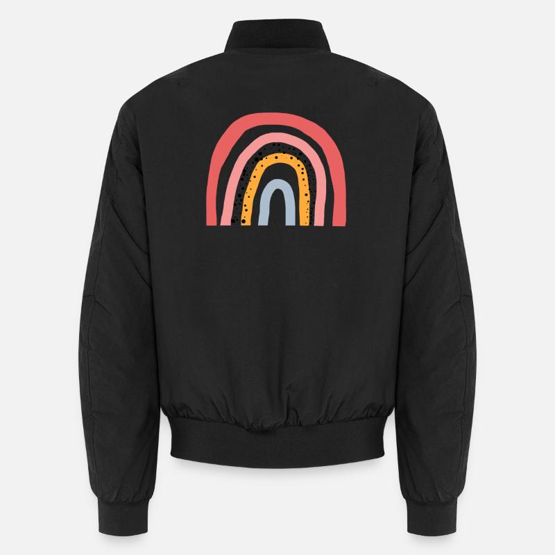 Regenbogen - Liebe - Rainbow-Trend Unisex Bomberjacke