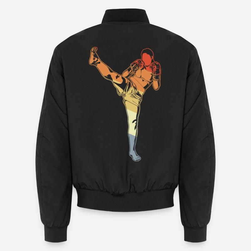 Fille de kickboxing vintage Bomber unisexe