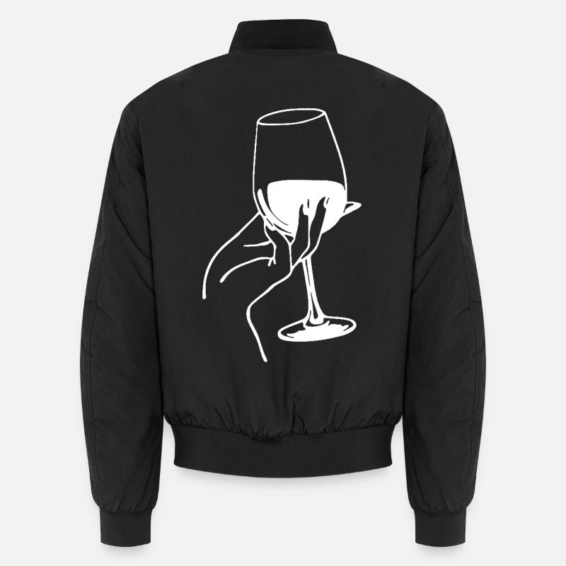 White wine lover Unisex Bomber Jacket
