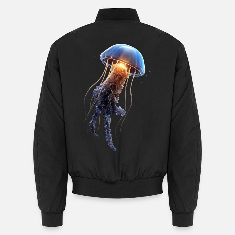 Méduse Méduse de feu Méduse Méduse mignonne Bomber unisexe