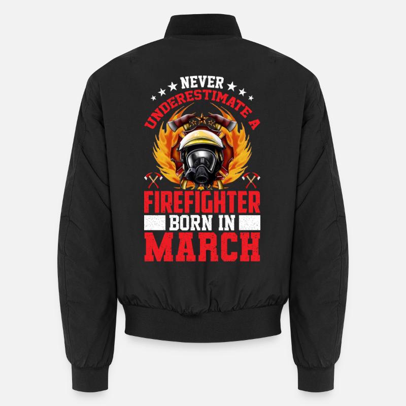 Fire Brigade Birthday March - Unisex Bomber Jacket - black