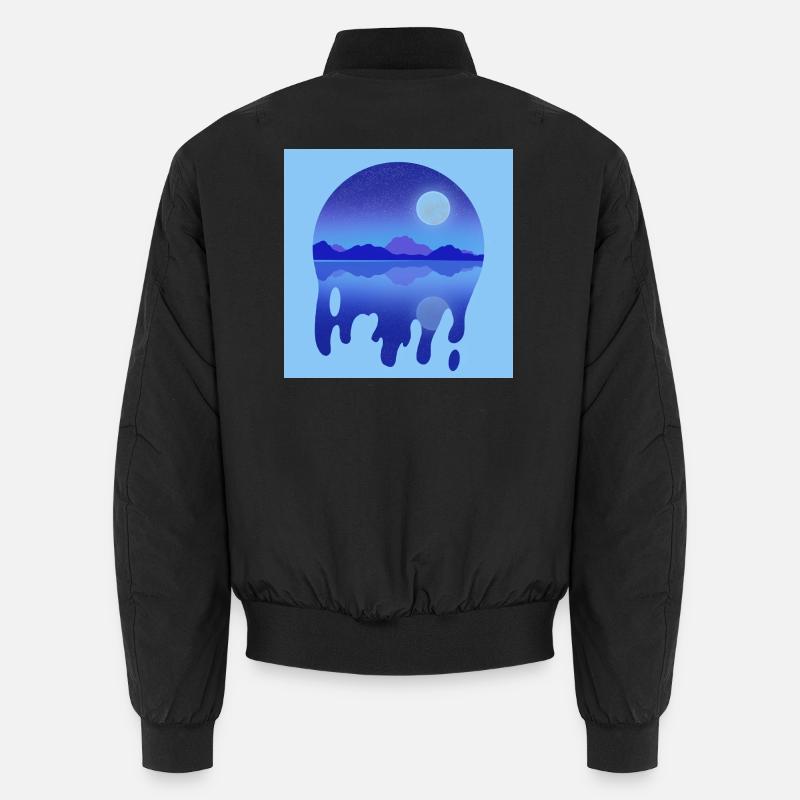  nocturne lacustre Bomber unisexe