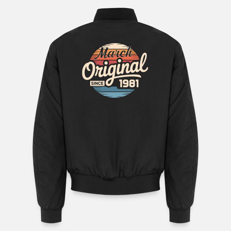 Legendär seit märz 1981 Unisex Bomberjacke