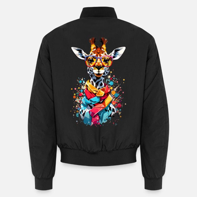 Cool giraffe Unisex Bomber Jacket