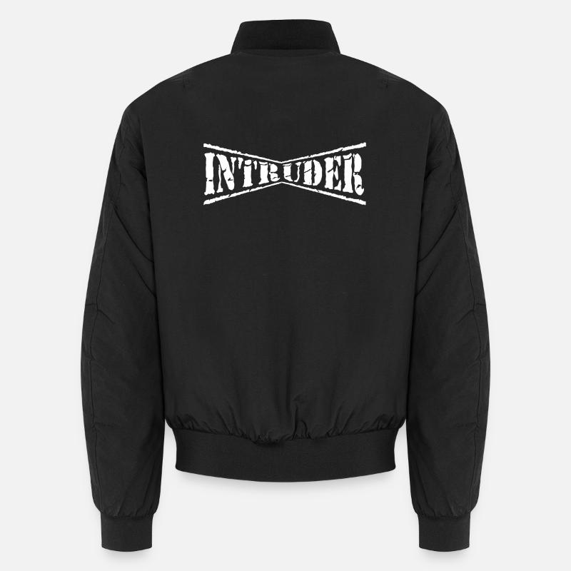 intruder hacker eindringling clan sticker computer Unisex Bomberjacke