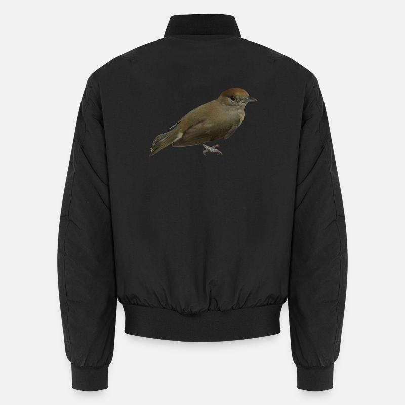 Mönchsgrasmücke Weibchen Unisex Bomberjacke