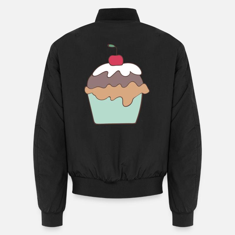 Cupcake - Unisex Bomber Jacket - black
