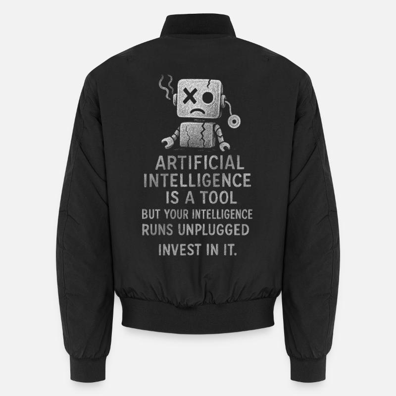 Artificial Intelligence Motivation Poster Unisex Bomber Jacket