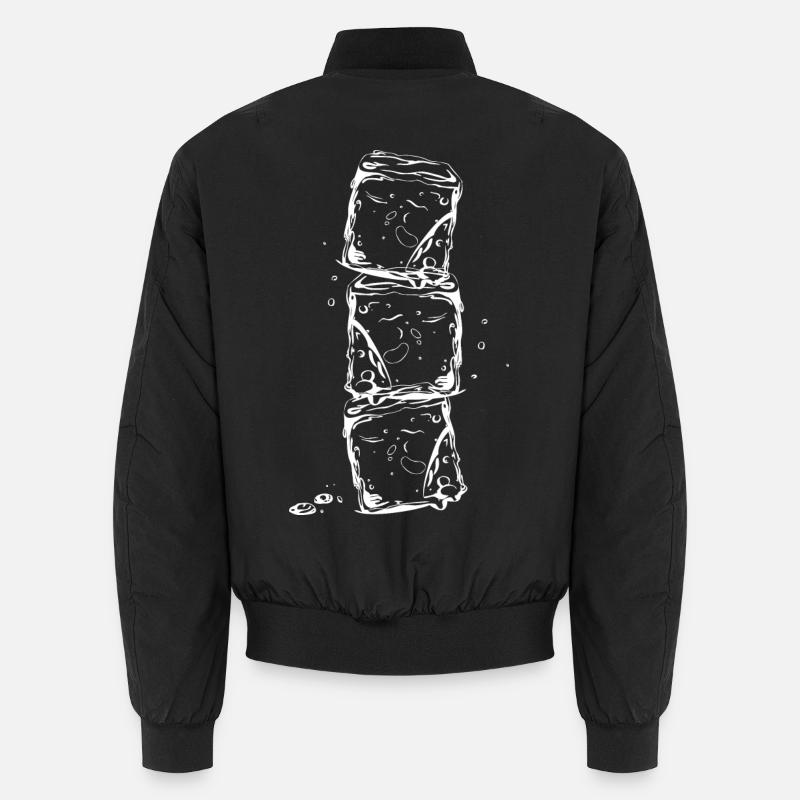 Glaçons et gouttes d'eau Bomber unisexe