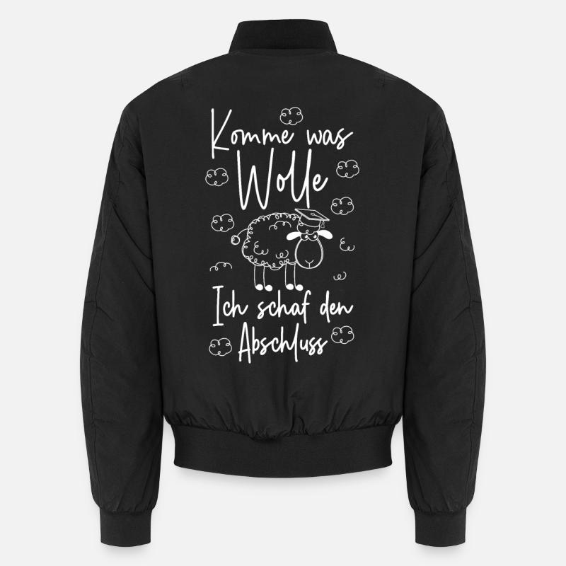 Komme was wolle Ich schaf den Abschluss 2026 Unisex Bomberjacke