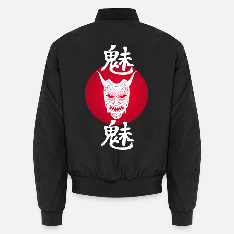 Démon blanc et soleil rouge Bomber unisexe