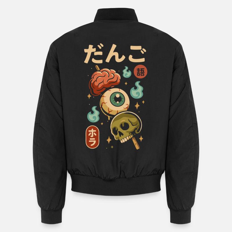 Dango d'horreur japonais - Bomber unisexe - noir