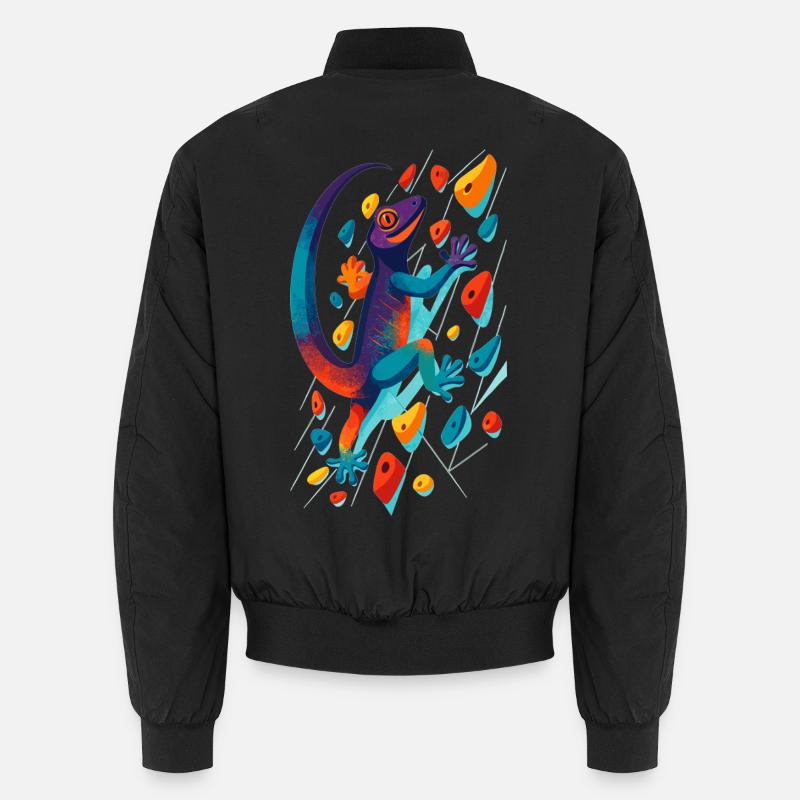 Cadeau de lézard grimpeur de gecko escaladeur de bloc Bomber unisexe