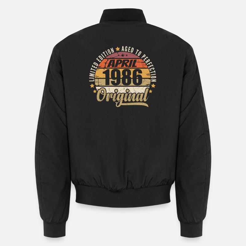 April 1986 Geburtstagsgeschenk Unisex Bomberjacke