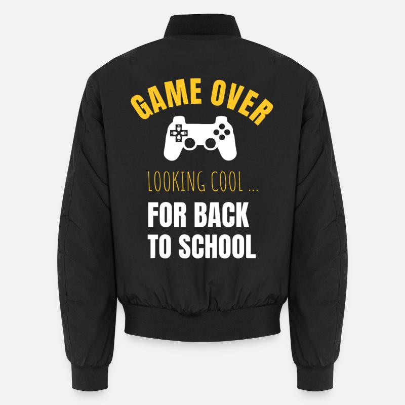 Start of school - Unisex Bomber Jacket - black
