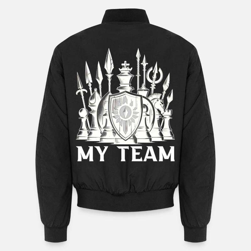 Chess - Unisex Bomberjacke - Schwarz