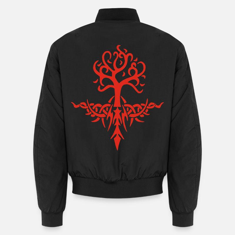 Roter Dornenbaum Unisex Bomberjacke