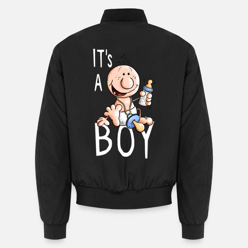 It's a Boy - Bébé - Enceinte - Bébés - Cadeaux Bomber unisexe