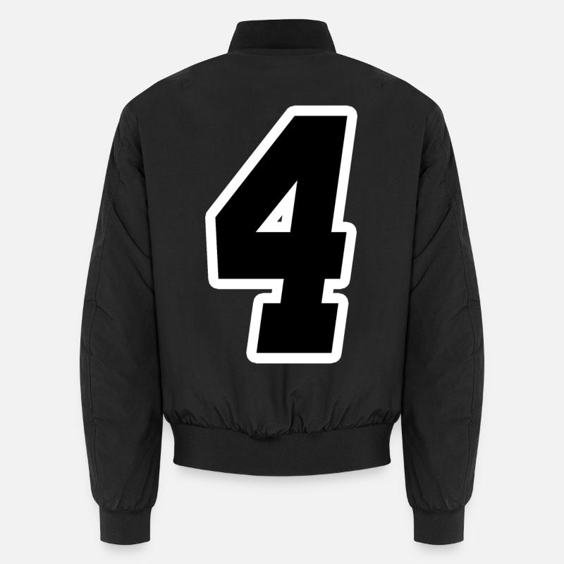 Nummer vier 4 Unisex Bomberjacke