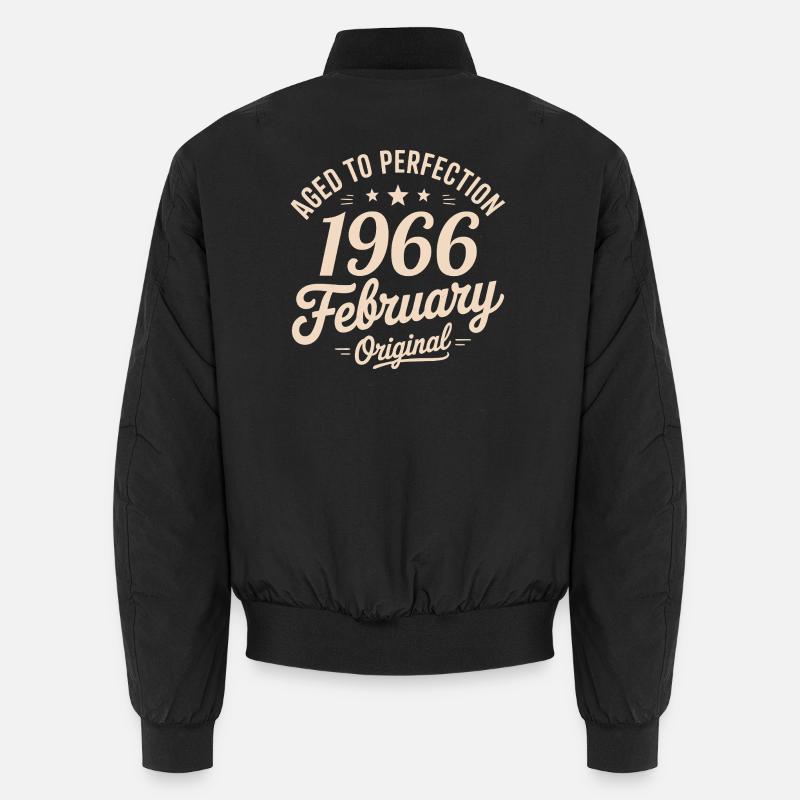Février 1966 - February 1966 - Unisex Bomber Jacket - black