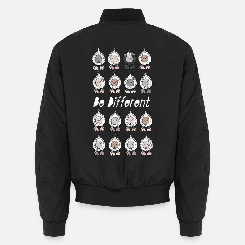 Be Different Moutons Bomber unisexe