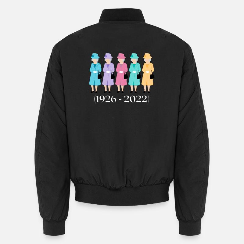 Queen Elizabeth 2 Erinnerung Unisex Bomberjacke