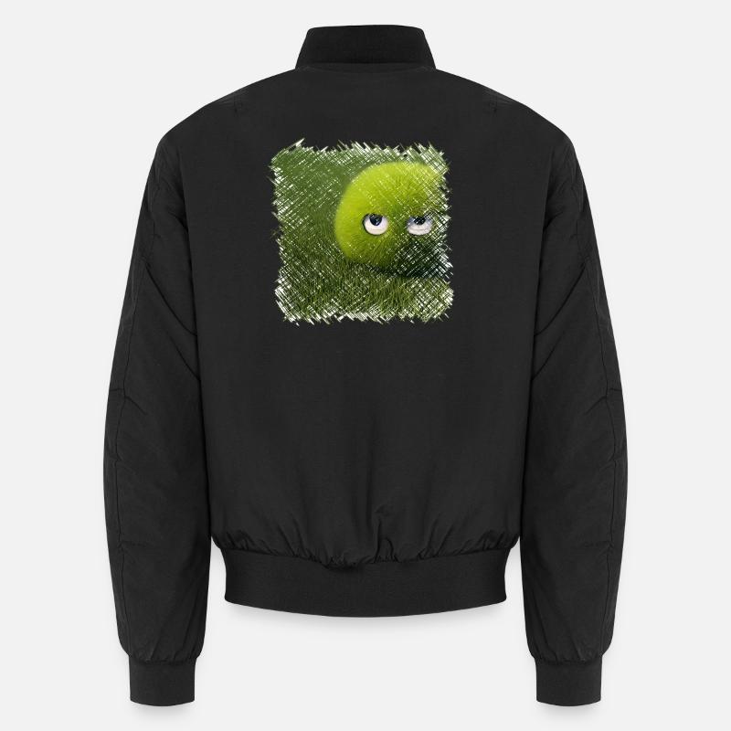 Drôle de boule d’herbe verte Bomber unisexe