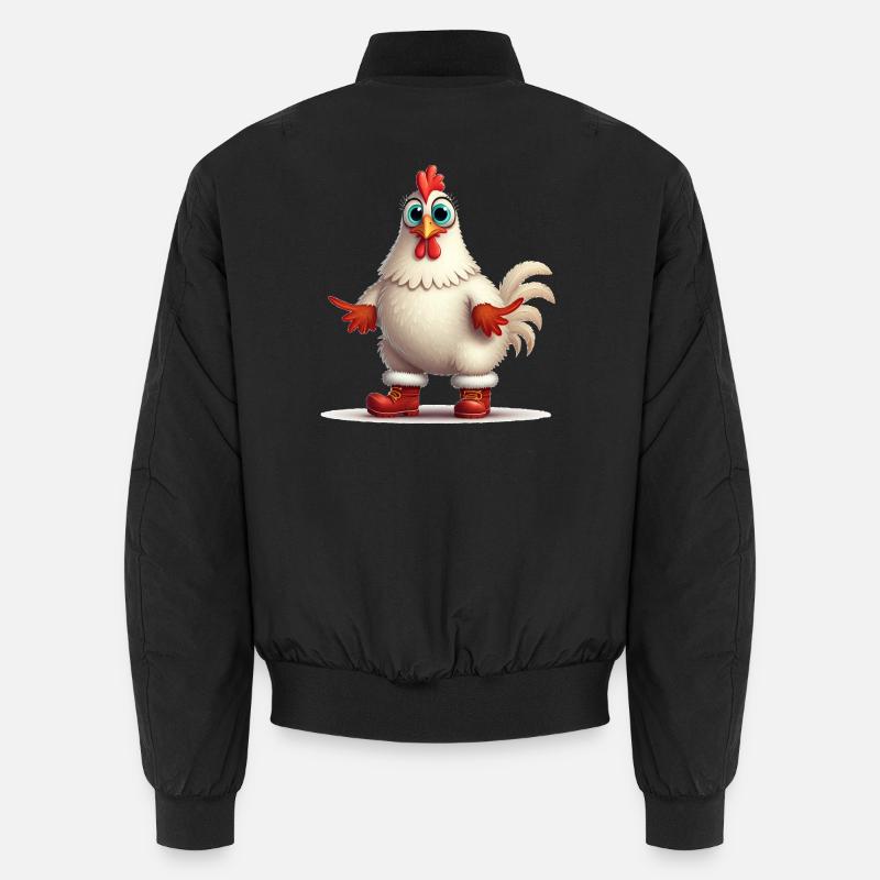 Poule fougueuse avec bottes Bomber unisexe