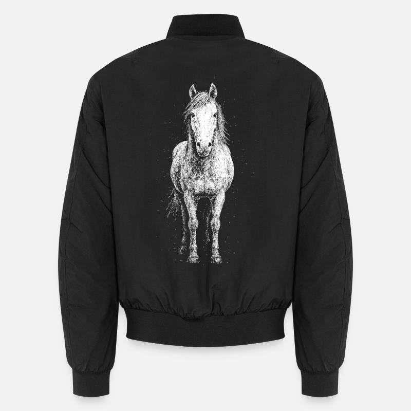 Cheval - Bomber unisexe - noir
