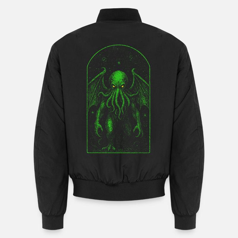 Cthulhu und der unendliche Kosmos - Unisex Bomberjacke - Schwarz