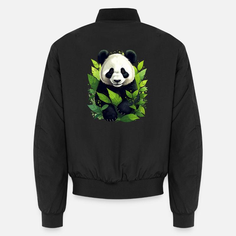 Panda - Bomber unisexe - noir