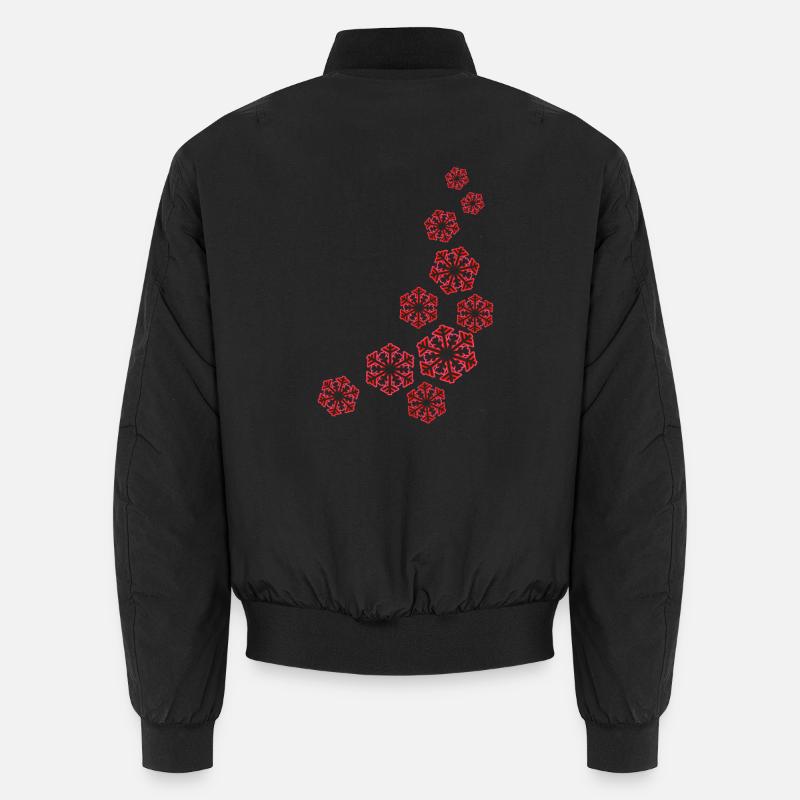 Schneeflocken Unisex Bomberjacke