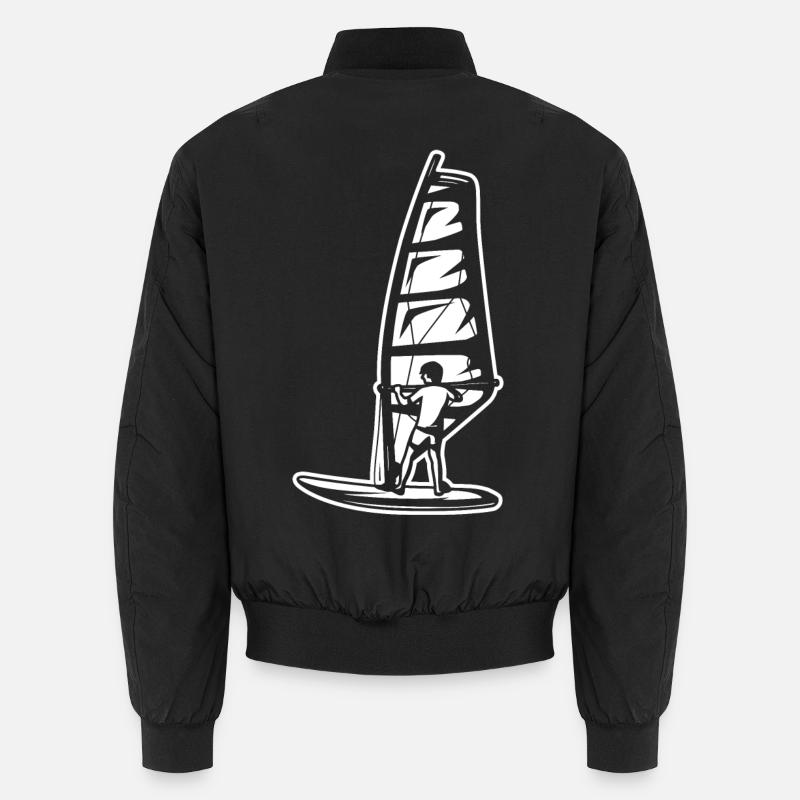 Windsurfer Boy Unisex Bomber Jacket