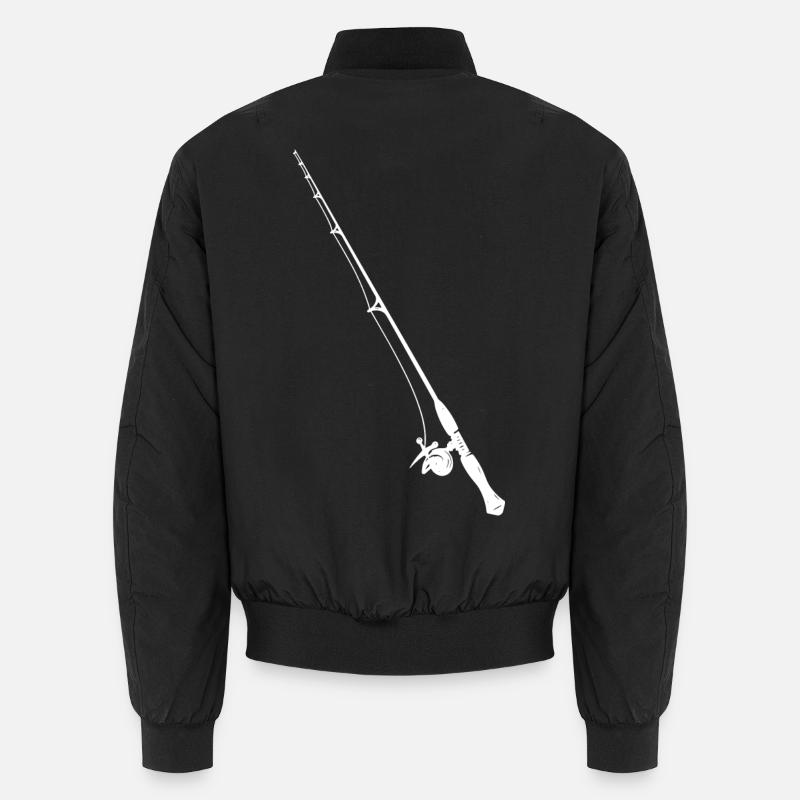 Angel Drawing - Unisex Bomber Jacket - black