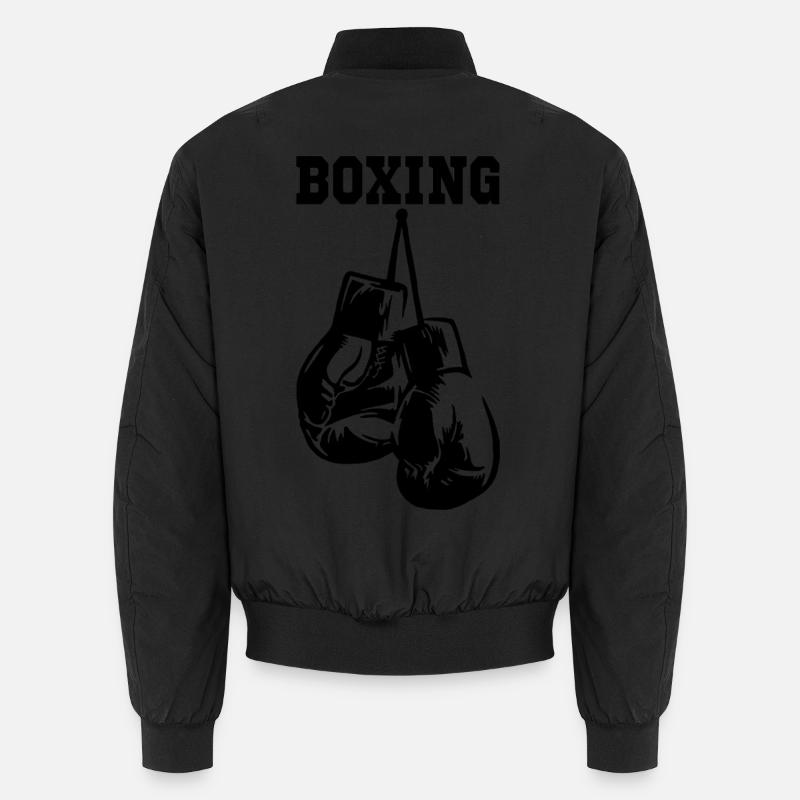 Gants de boxe noirs - Bomber unisexe - noir