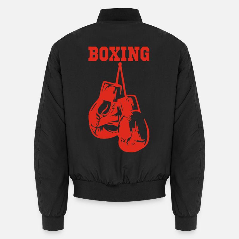 Gants de boxe rouges Bomber unisexe