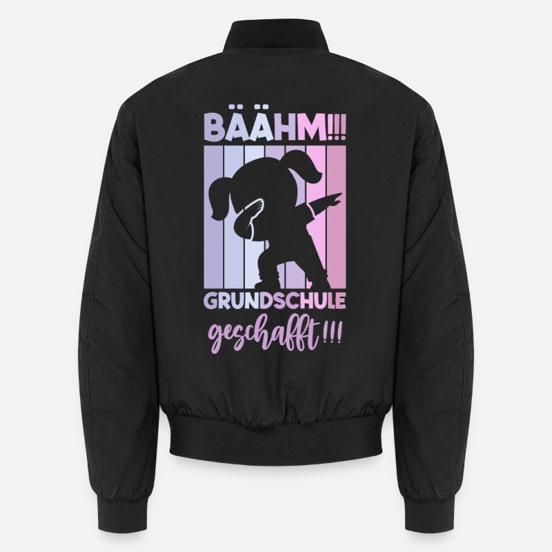 Grundschule Geschafft 2026 Mädchen Bääm Abschluss  Unisex Bomberjacke