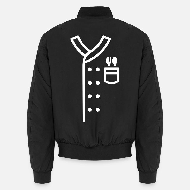 Chef Uniform Koch Köchin Chef Geschenk Kostüm Unisex Bomberjacke