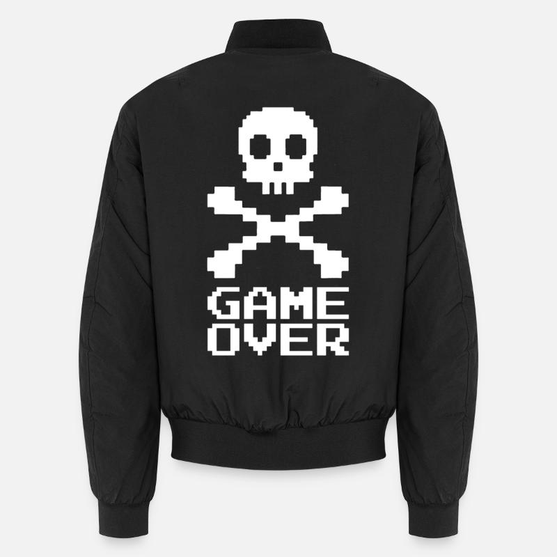 Endspiel (weiß) Unisex Bomberjacke