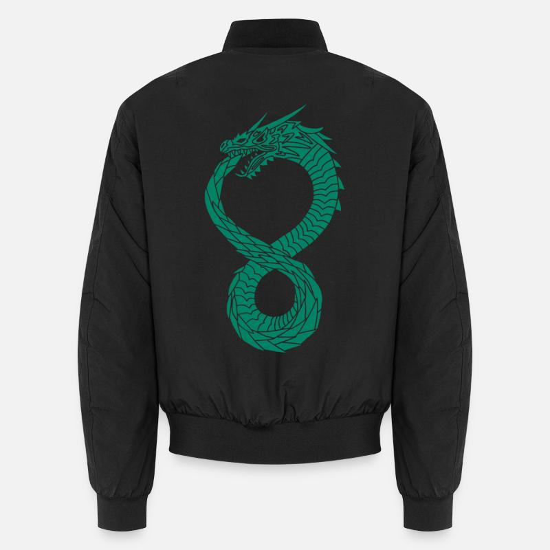 Dragon infini vert Bomber unisexe