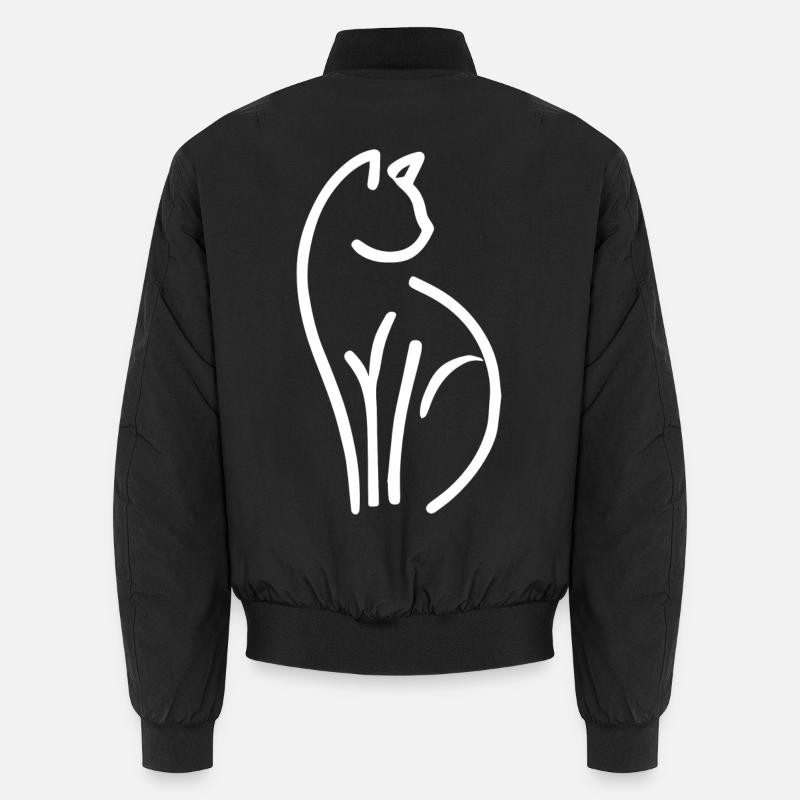 Katze Unisex Bomberjacke