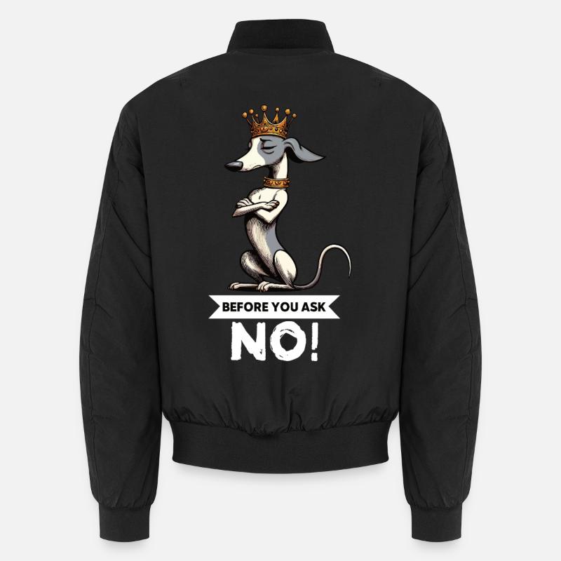Before You Ask Whippet Windhund Whippets Windhunde Unisex Bomberjacke
