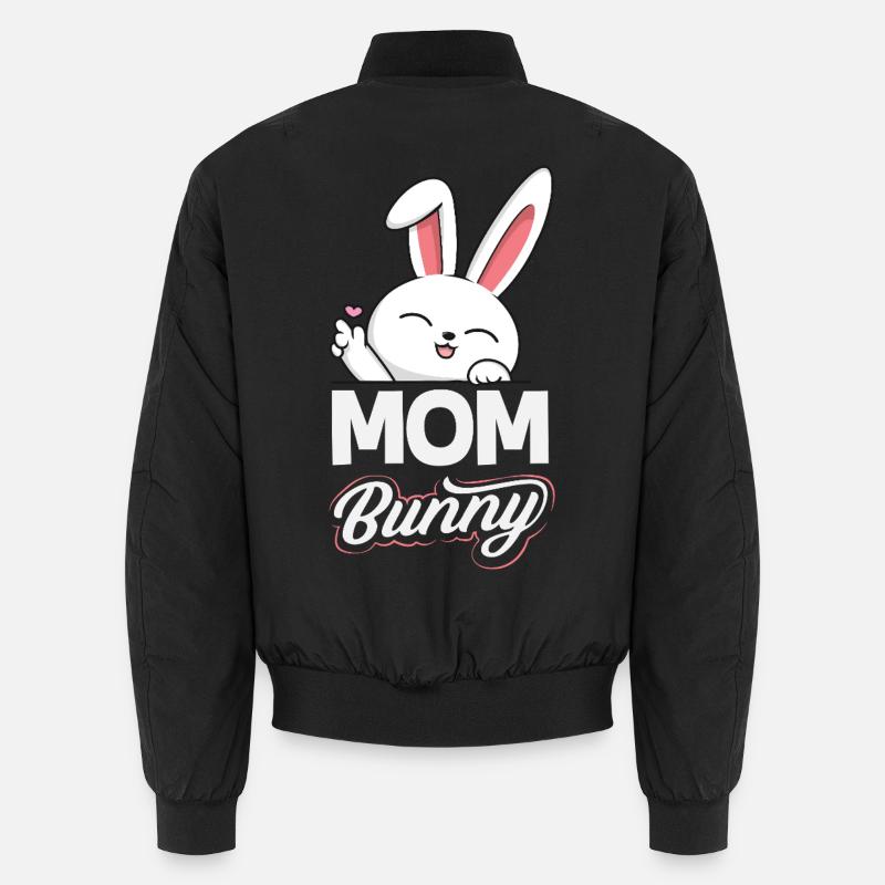 Frohe Ostern Süßer Osterhase Eiersuche Ostereier Unisex Bomberjacke
