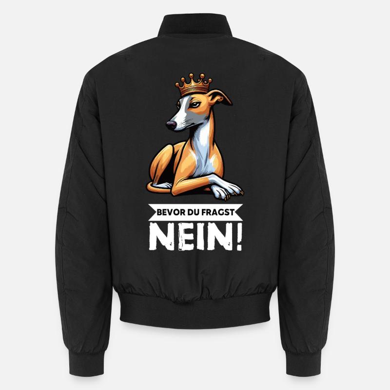 Before You Ask Whippet Greyhound Whippets Unisex Bomber Jacket